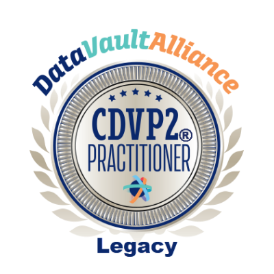 CDVP2 Certified Data Vault Practitioner badge